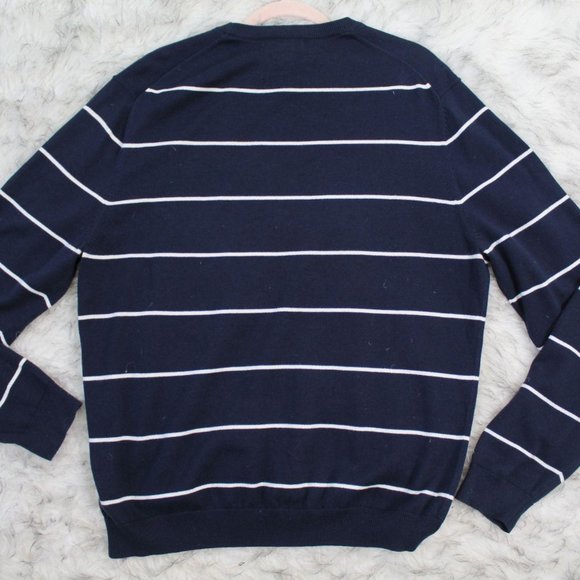Brooks Brothers “346” Men’s Cotton Striped Sweater - Picture 6 of 6